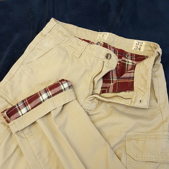 Flannel lined red head brand Co Parco khakis - Picture 1 of 4